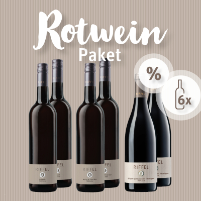 Rotwein Probierpaket| Bio | Rheinhessen | Weingut Riffel