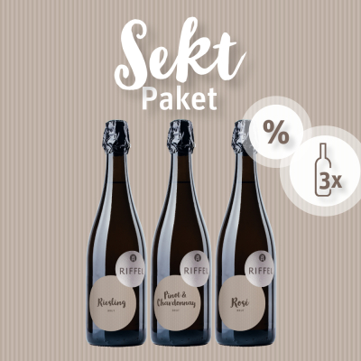 Sektpaket | Biosekt | Rheinhessen | Weingut Riffel